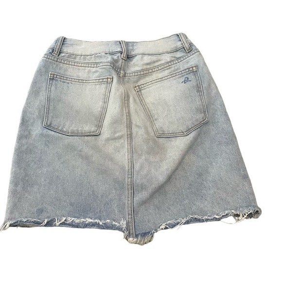 DL1961 Distressed Georgia Denim Skirt Supreme Size XS Jean Mini - Picture 6 of 9